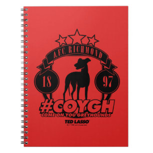 Caderno Espiral Ted Lasso   AFC Richmond #COYGH