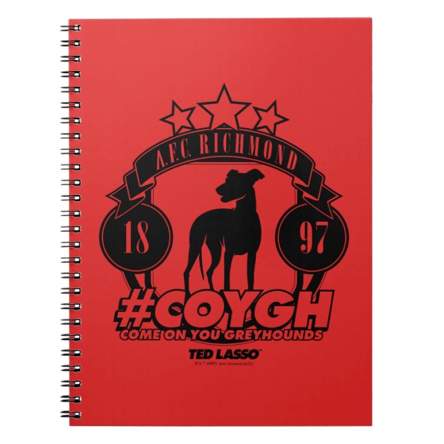 Caderno Espiral Ted Lasso | AFC Richmond #COYGH (Frente)