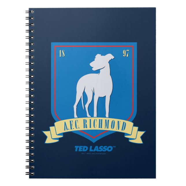 Caderno Espiral Ted Lasso | AFC Richmond Team Logo (Frente)