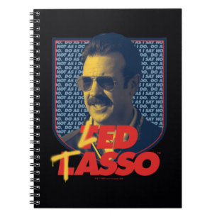 Caderno Espiral Ted Lasso Crachá de Laço Led