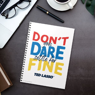 Caderno Espiral Ted Lasso Não se atreve a arrumar tudo bem