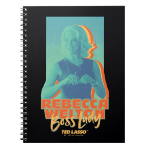 Caderno Espiral Ted Lasso Rebecca Welton Boss Lady Graphic