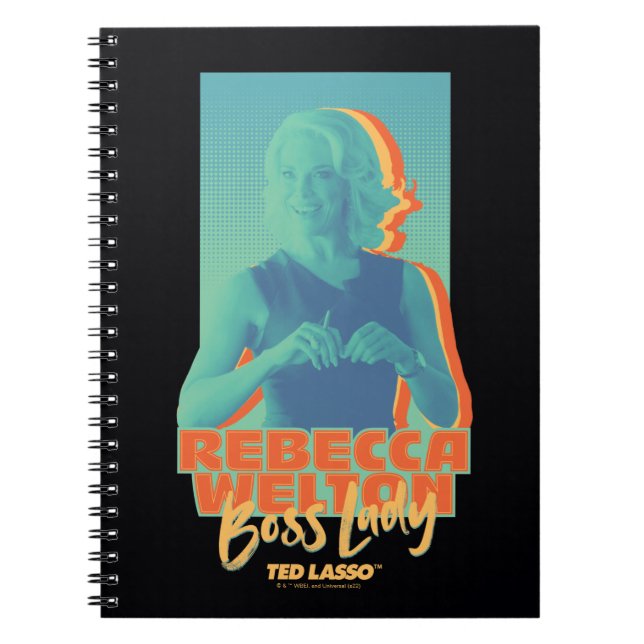 Caderno Espiral Ted Lasso | Rebecca Welton Boss Lady Graphic (Frente)