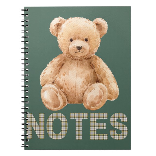 Caderno Espiral Teddy Bear Notebook (Frente)