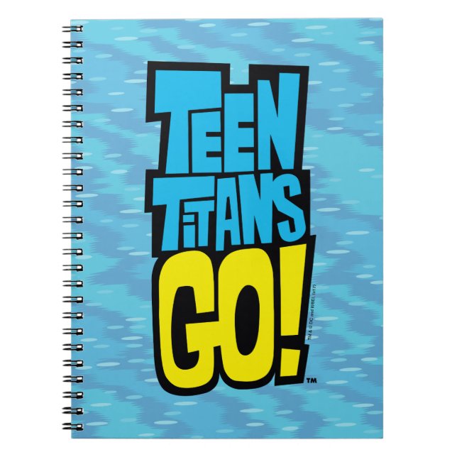 Caderno Espiral Teen Titans Go! | Logotipo (Frente)