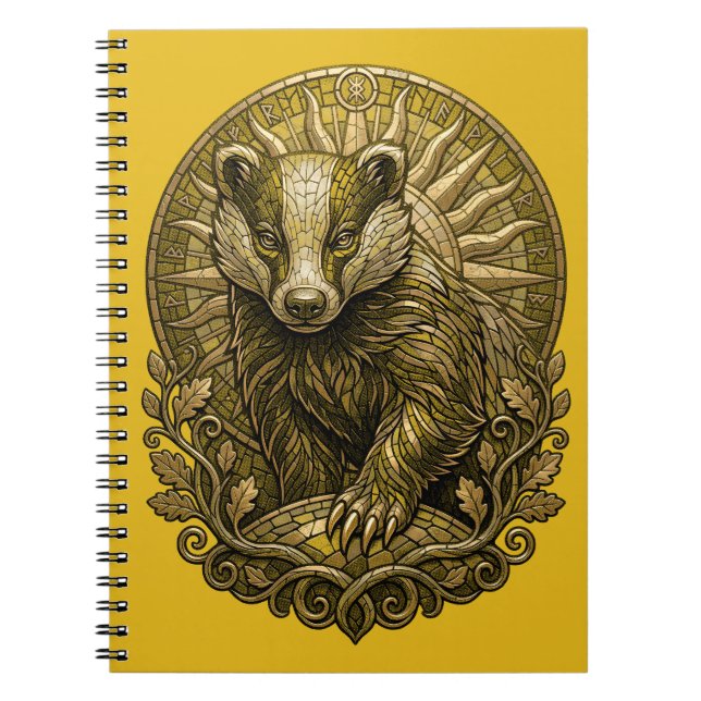 Caderno Espiral Tejón (Frente)