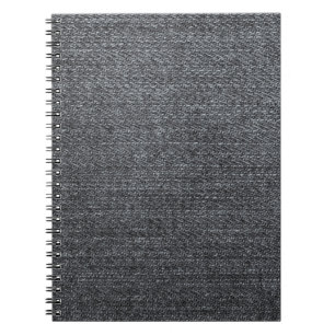 Caderno Espiral Tela azul de textura do tecido Denim