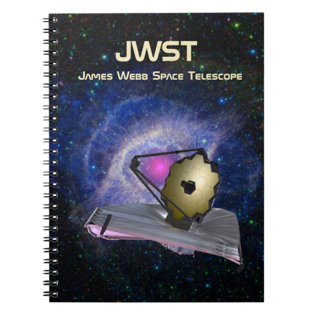 Caderno Espiral Telescópio espacial James Webb JWST (Frente)