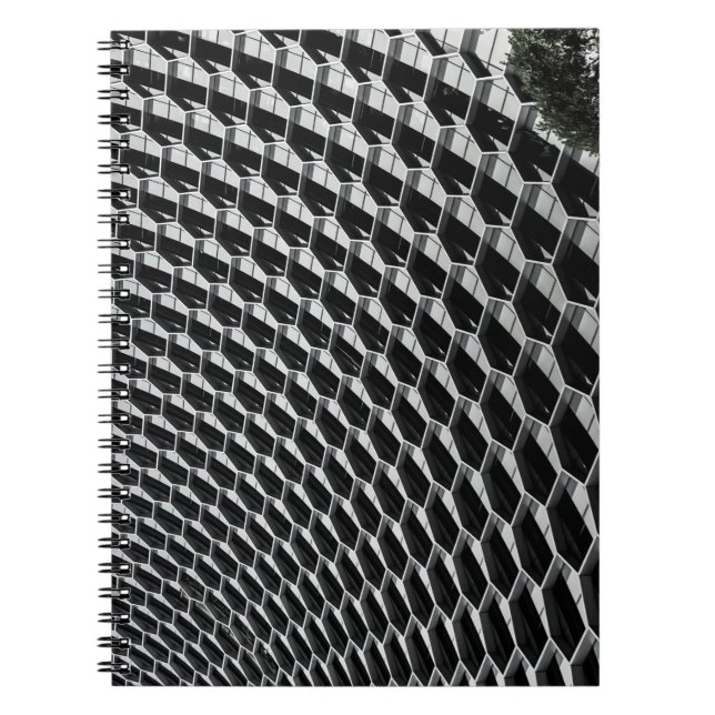 Caderno Espiral telhado de vidro cinza (Frente)