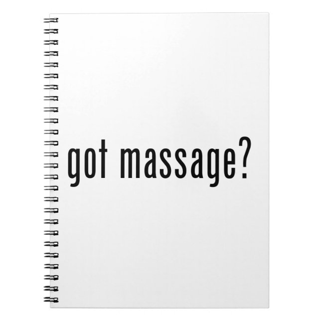 Caderno Espiral Tem massagem? (Frente)
