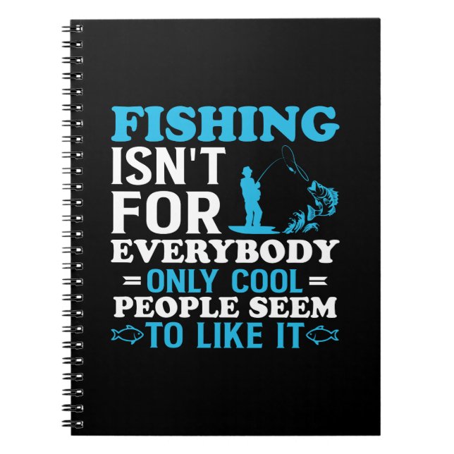 Caderno Espiral Tema de Pesca  (Frente)
