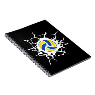 Caderno Espiral Tema de Voleibol