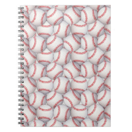 Caderno Espiral Tema Esportivo Baseball Guest Book