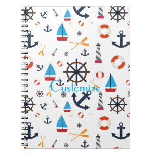 Caderno Espiral Tema náutico Thunder_Cove