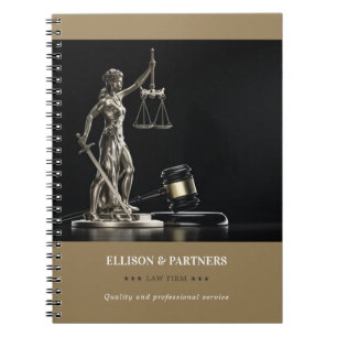 Caderno Espiral Temas Escalas da Justiça