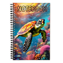 Caderno Espiral Temático de Tartaruga