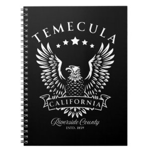 Caderno Espiral Temecula Condado de Riverside Califórnia Águia Vin