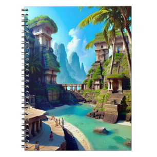 Caderno Espiral Templo de Lemúria Notebook