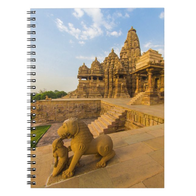 Caderno Espiral Templos Hindus em Khajuraho (Frente)