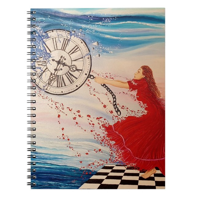 Caderno Espiral Tempo de espera | Papel de arquivo de peso pesado (Frente)