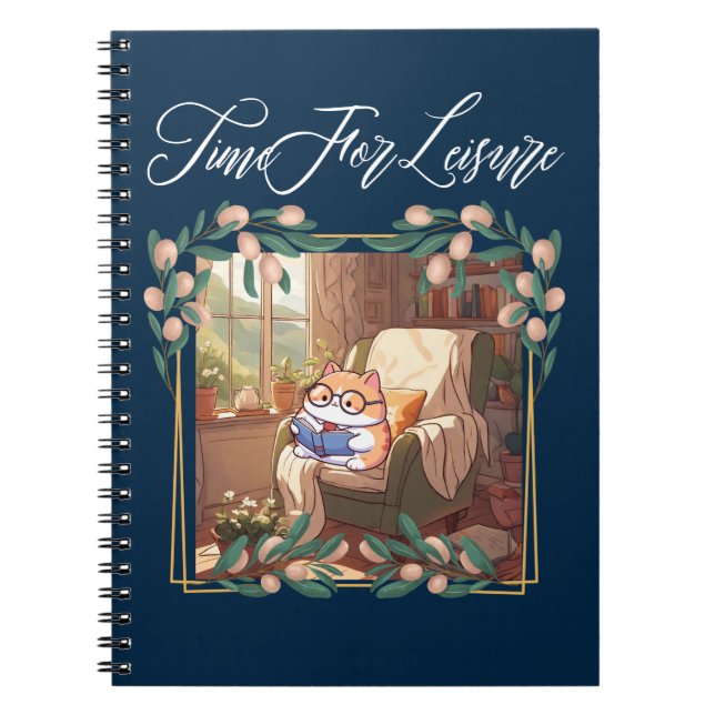 Caderno Espiral Tempo De Lazer (Frente)