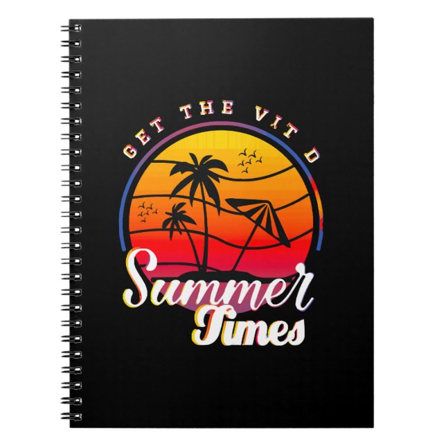 Caderno Espiral Tempos de Verão (Frente)