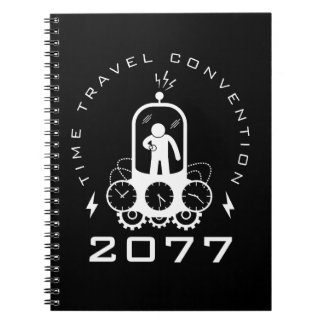 Caderno Espiral Tempos Engraçados com Viagem de Ficção Científica
