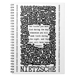 Caderno Espiral TEN TRUTHS quote by Nietzsche