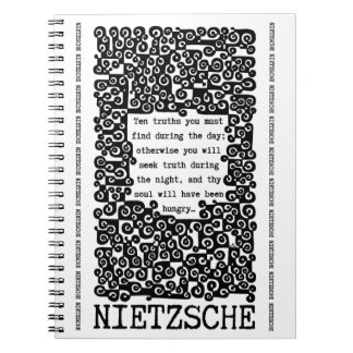Caderno Espiral TEN TRUTHS quote by Nietzsche