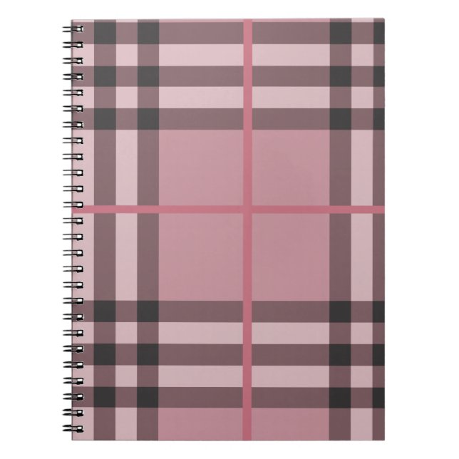 Caderno Espiral Tendência de Moda Geométrica de Na moda de Padrão (Frente)