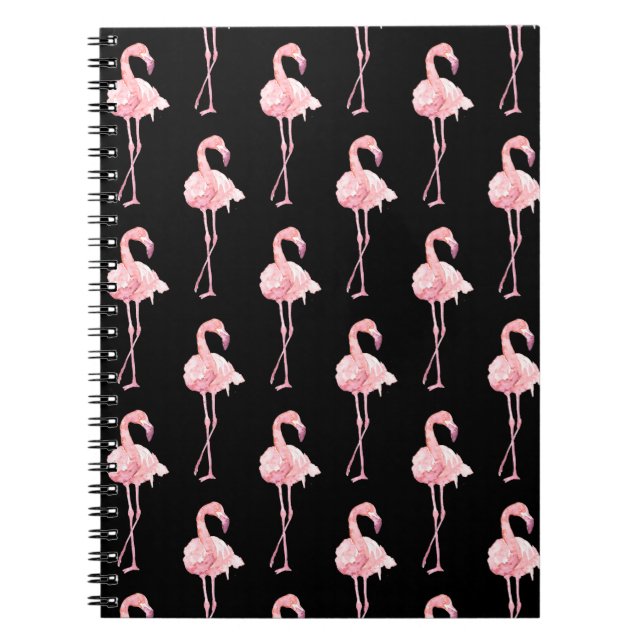 Caderno Espiral Tender Flamingo Series Design 2 (Frente)