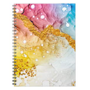 Caderno Espiral Tenderness em cores pastéis. Criatividade única. I