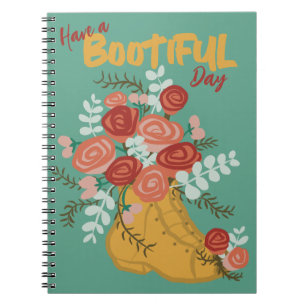 Caderno Espiral Tenha um dia de inicialização - Notebook Inspiraci