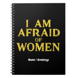 Caderno Espiral Tenho Medo Das Mulheres Engraçadas Meme Hilarious