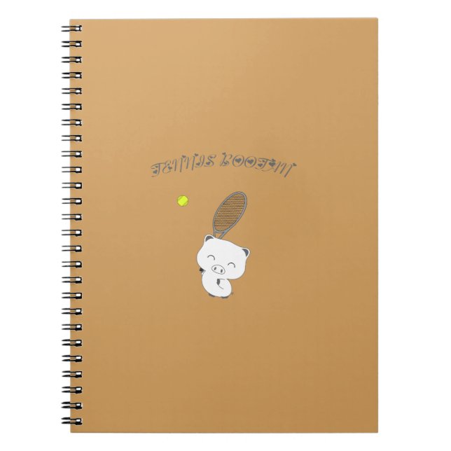 Caderno Espiral Tênis smash (Frente)