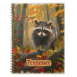 Caderno Espiral Tennessee Raccoon