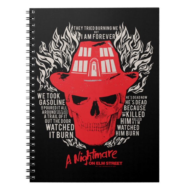 Caderno Espiral Tentaram Me Queimar. (Frente)