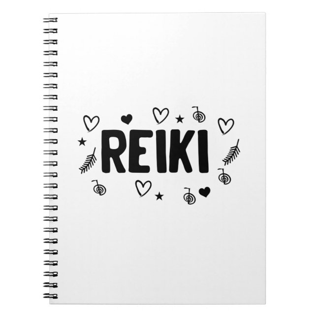 Caderno Espiral Terapêutica com Reiki (Frente)