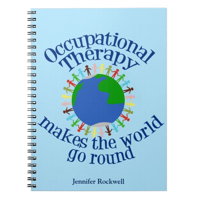 Caderno Espiral Terapêutica Ocupacional Personalizada - Mundo Cujo (Frente)