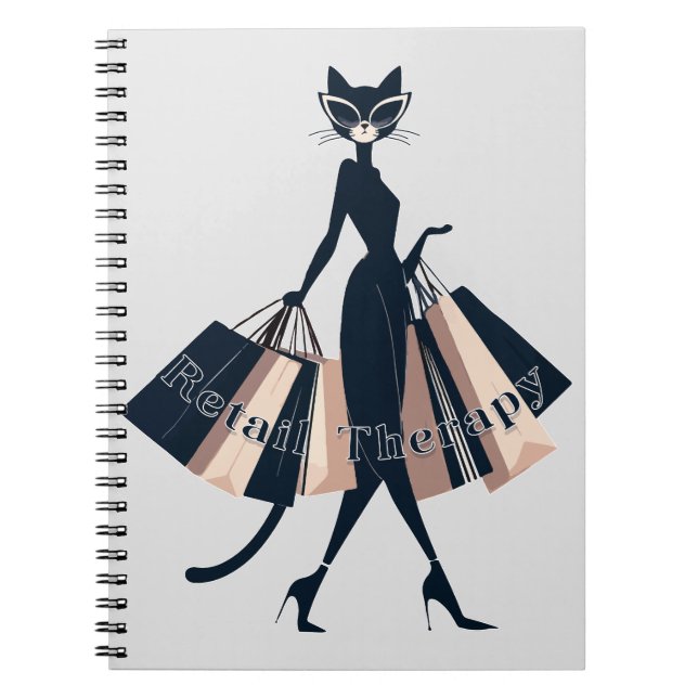 Caderno Espiral Terapia de Compras (Frente)