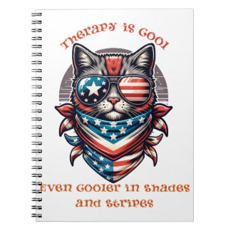 Caderno Espiral Terapia é camiseta Legal - Consciência da Saúde Me