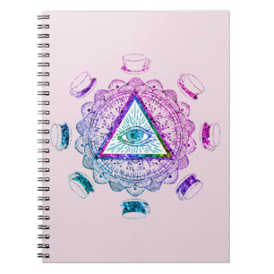 Caderno Espiral Terceiro Olho Todos Vendo Copo De Café
