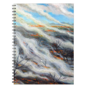 Caderno Espiral Terra chamuscada 2014