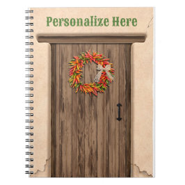 Caderno Espiral Terra do Sudoeste do Chile na Porta da Madeira rus