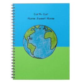 Caderno Espiral Terra Nossa Casa Doce