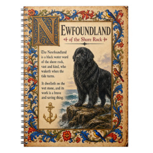 Caderno Espiral Terra Nova, Arte Medieval de Bestiário