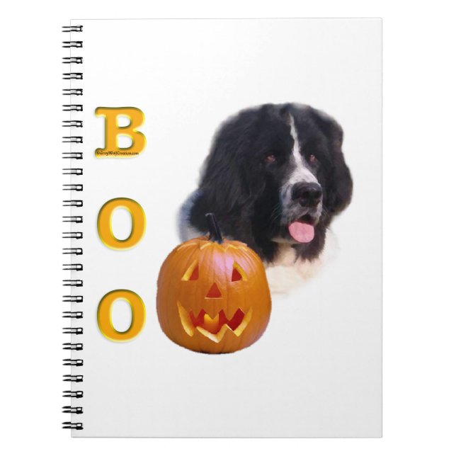 Caderno Espiral Terra Nova - Halloween Boo (Frente)