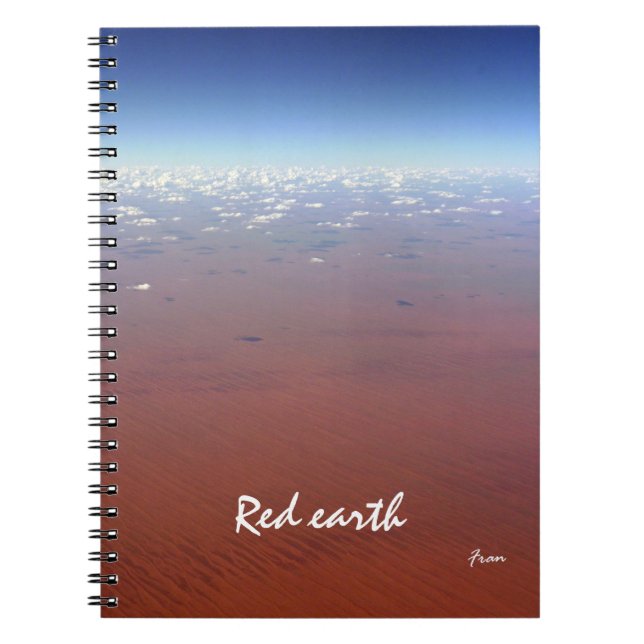 Caderno Espiral terra vermelha (Frente)