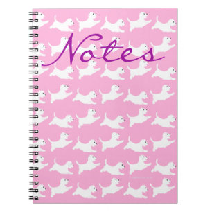 Caderno Espiral Terriers West Highland White