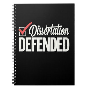 Caderno Espiral Tese Defendida Graduado PhD Graduação